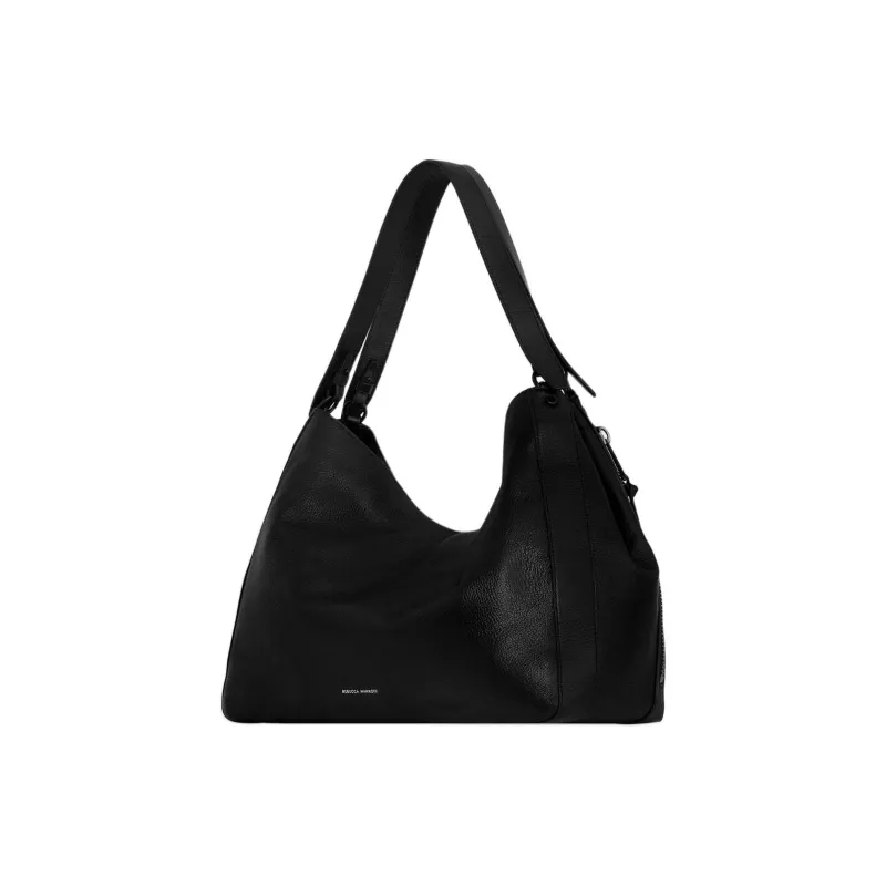 REBECCA MINKOFF Genuine Leather Handbag Shoulder Bag Women's Black-1