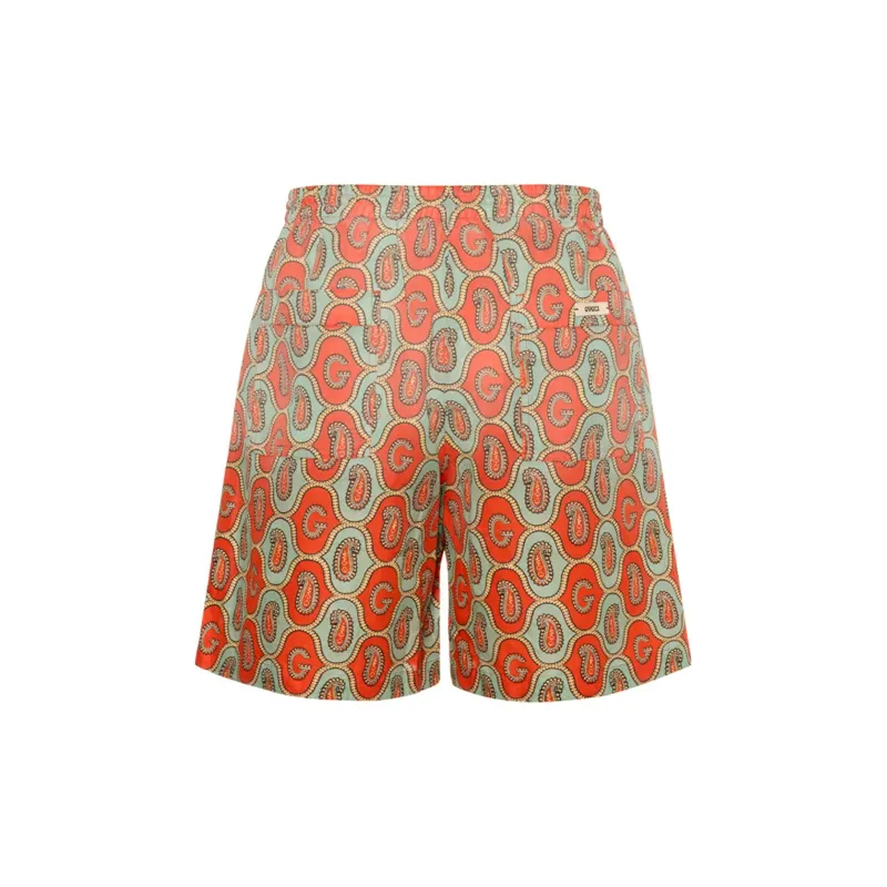 GUCCI Casual Shorts Men Bright Orange-1