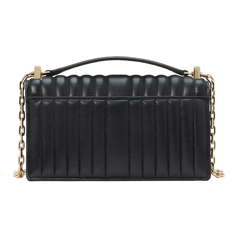 Kate Spade Smooth Finish Leather Portable Crossbody Bag Shoulder Bag Regular Women's Black-2