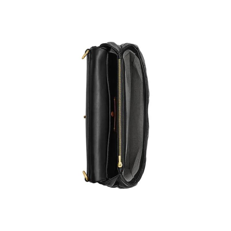 COACH Times Square Tabby Sheepskin Crossbody Bag, Shoulder Bag Medium Size Women's Black-3