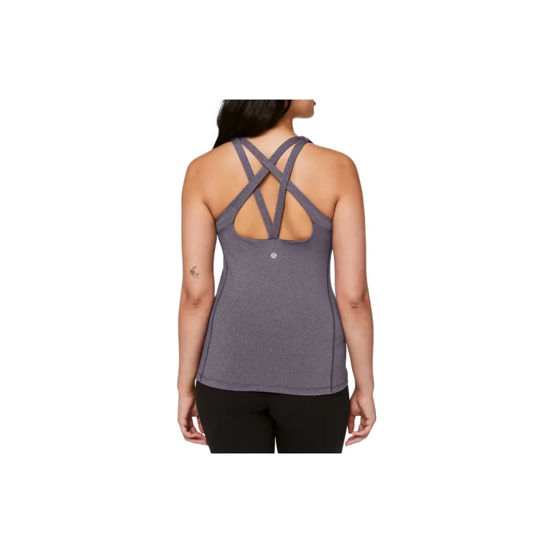 Lululemon Cross It Off Sport Vests Women's Mixed Graphite Purple-1