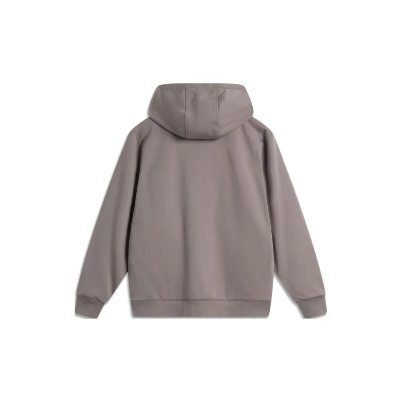 LiNing Sweatshirt Unisex Tree Gray Brown-1