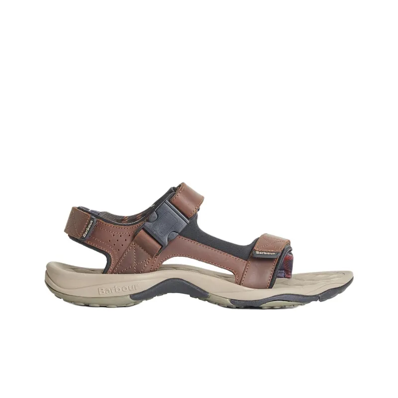 BARBOUR Pawston Strap Sandals Men's Brown-1