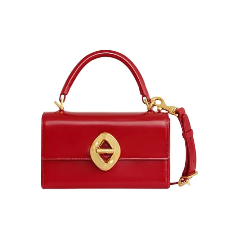 REBECCA MINKOFF Genuine Leather Handbag Shoulder Bag Crossbody Bag Mini Women's Red-0