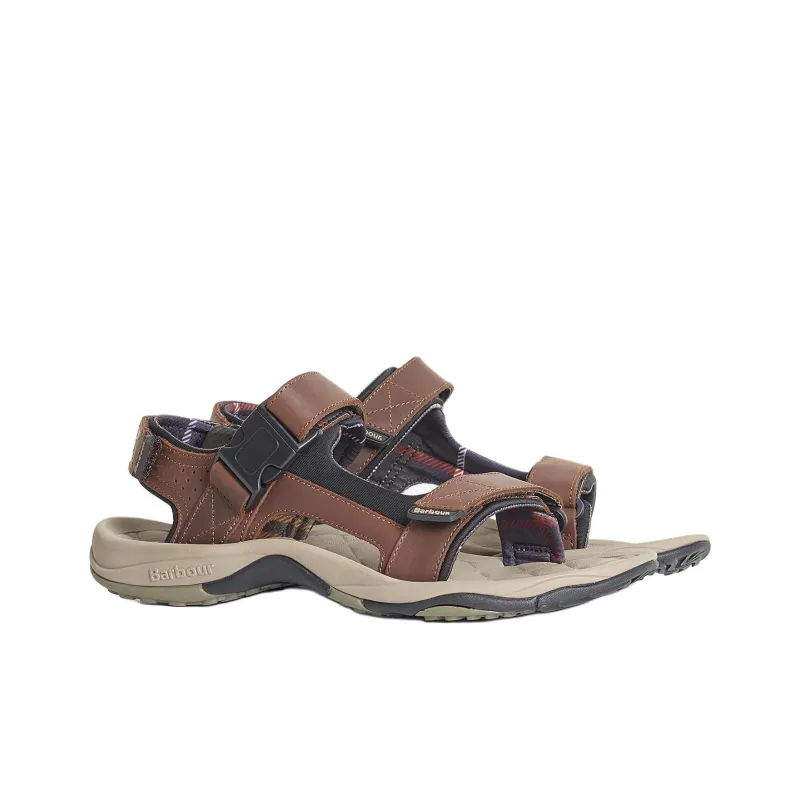 BARBOUR Pawston Strap Sandals Men's Brown-2