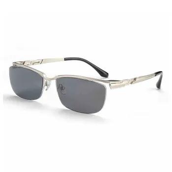 MORTON MUNCH Titanium Irregular Shape Sunglasses Men