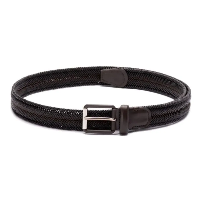 GIORGIO ARMANI Buckled Leather Belt-1