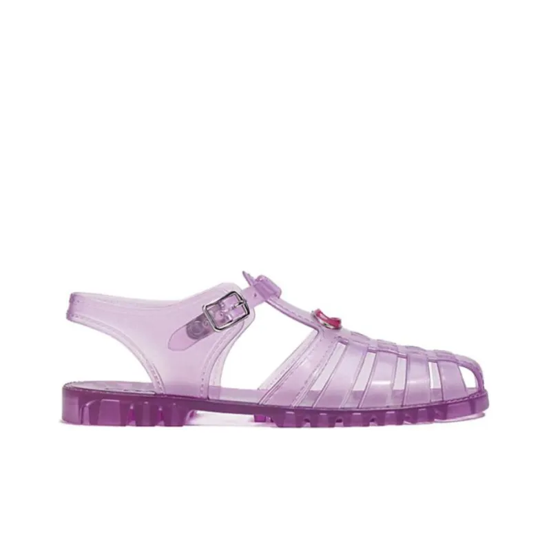 COACH One Strap Sandals Women's Purple-1