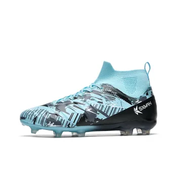 DOUBLE STAR 88 Wear resistant And Lightweight Soccer Shoes Unisex Blue
