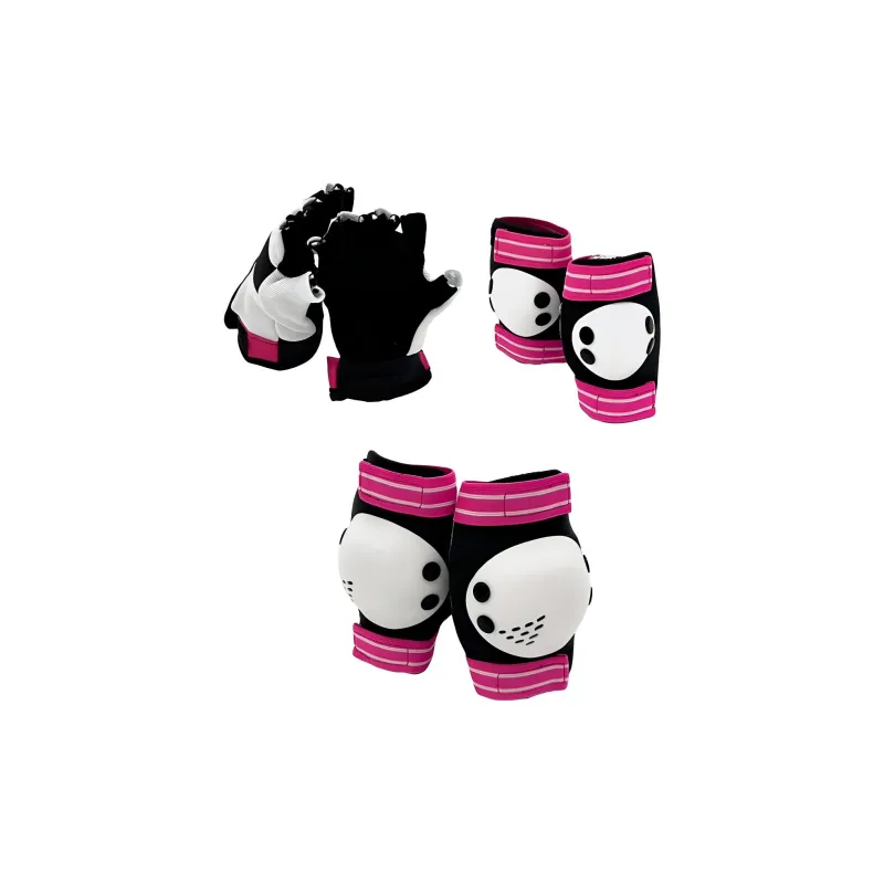 THREE WEATHER Skateboard Protective Gears Elbow And Knee Pads Fingerless Gloves Kids-0