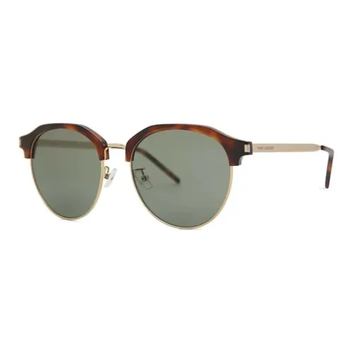 SAINT LAURENT Plastic Browline Sunglasses Unisex Tortoiseshell