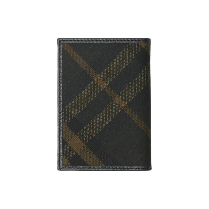 Burberry Polyester Card Holder Men Dark Shadow Color-1