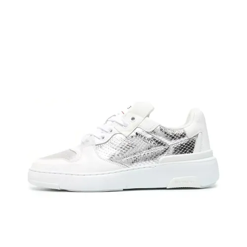 Givenchy Skateboard Shoes Women's Low-Top White/Silver