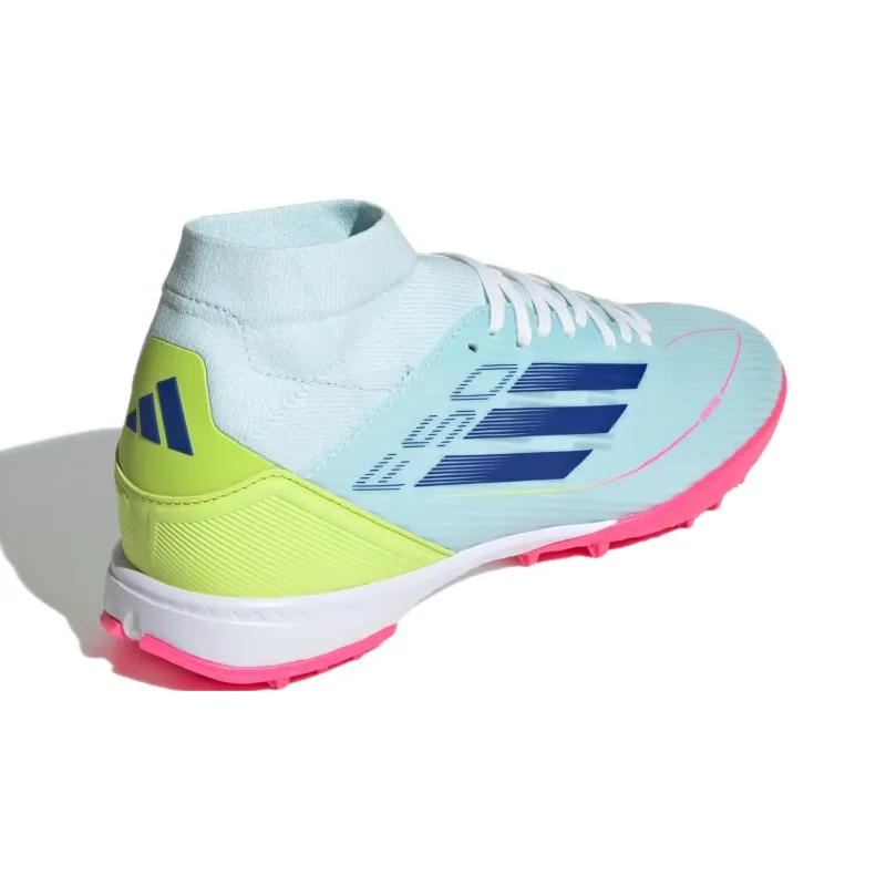 Adidas F50 Slip-Resistant Soccer Shoes Women's Light Blue-3