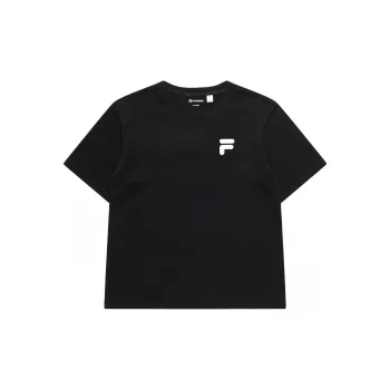 FILA FUSION QR T Shirt Unisex Black