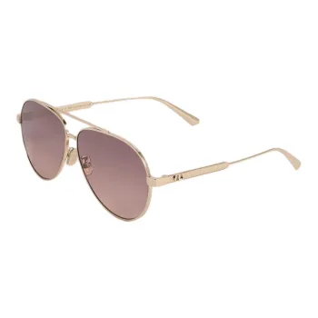 DIOR Metal Aviator Sunglasses Women's Gold