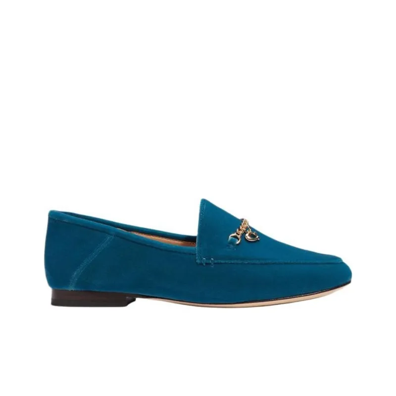 COACH Hanna Loafers Women's Deep Turquoise-1