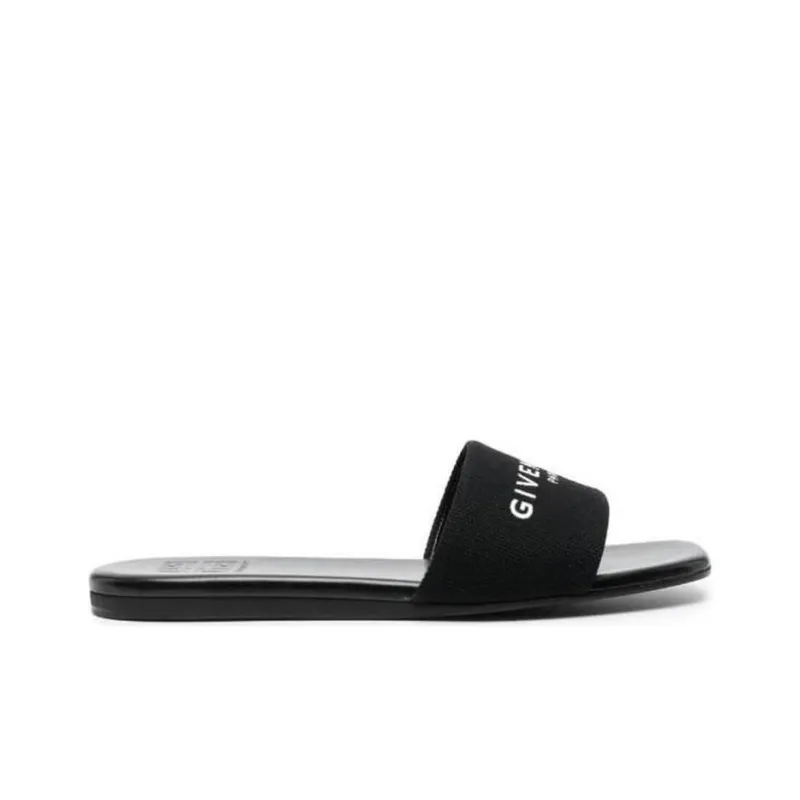 Givenchy Logo print Flat Slides-1