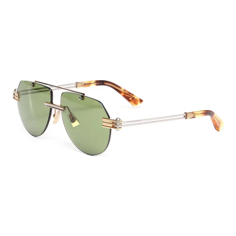 Bottega Veneta Aviator Frame Sunglasses-0