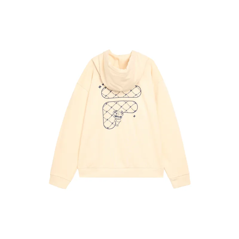 FILA FUSION Sweatshirt Unisex Wheat Cream-1