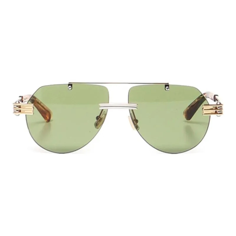 Bottega Veneta Aviator Frame Sunglasses-1