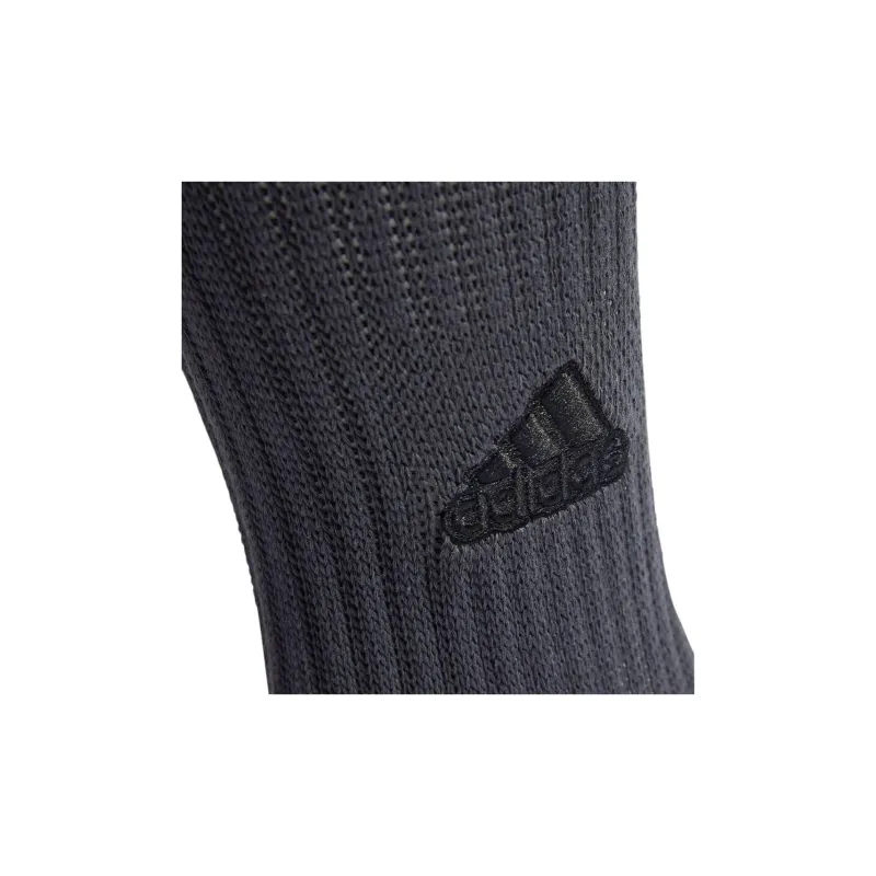 Adidas Mid Calf Socks Unisex 1 Pack Charcoal Black-3
