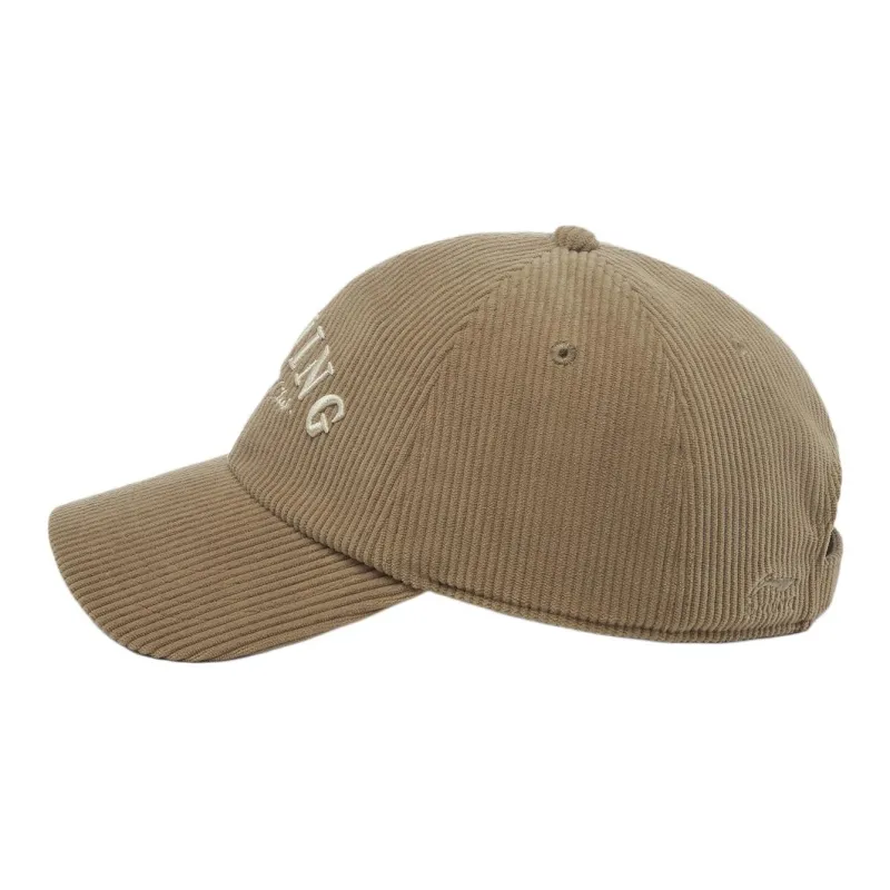 LiNing Cotton Baseball Caps Unisex Cocoa Khaki-1