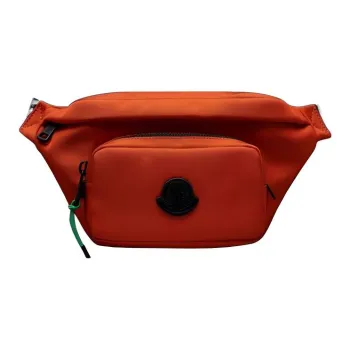 Moncler Durance Nylon Sling Bag, Fanny Pack Men's Orange