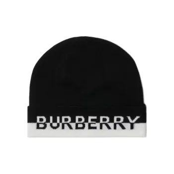 Burberry Wool Beanies Women's Black/White