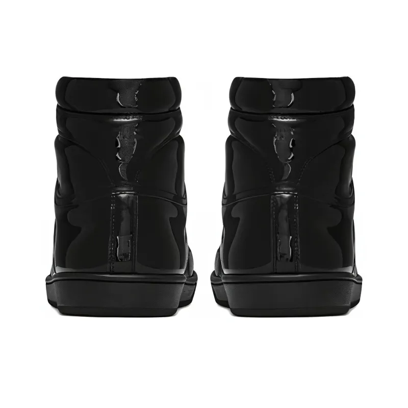 SAINT LAURENT SL/10 High-Top Skateboard Shoes Men's Black-5