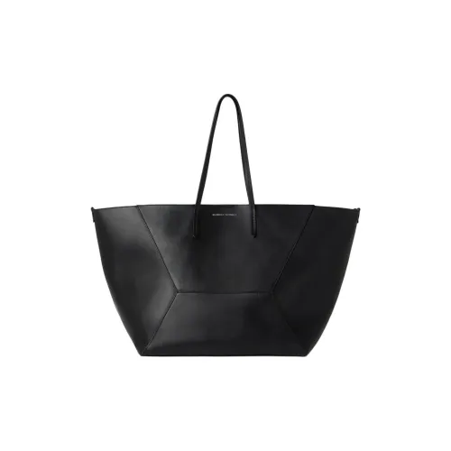 Brunello Cucinelli Calfskin Tote Bag Shopping Bag Handbag Shoulder Bag Large Size Women's Black