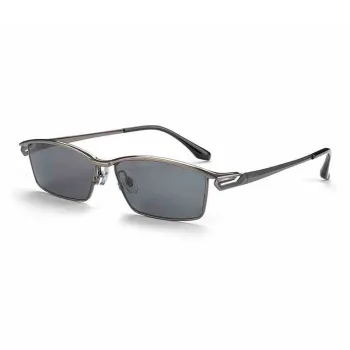 MORTON MUNCH Titanium Irregular Shape Sunglasses Men