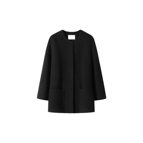 MOSIIMORII Coats Women's Ink Black