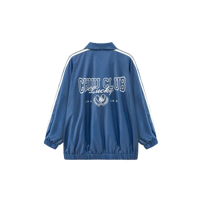 CHUU Cropped Coats Women's Blue-1