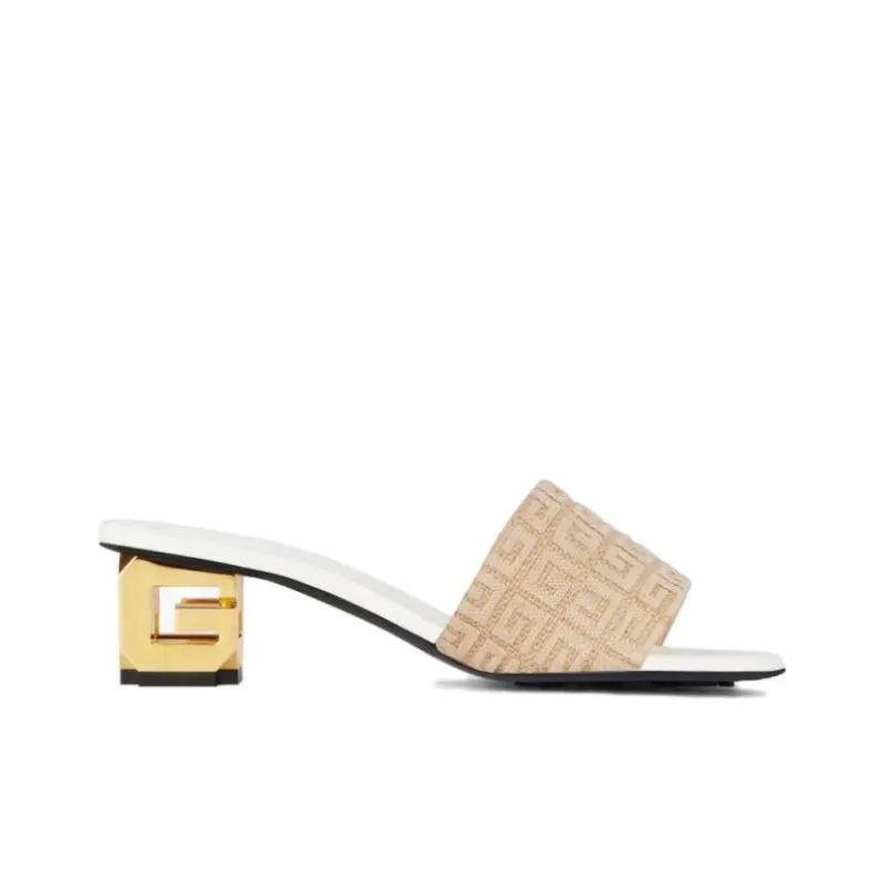 Givenchy G Cube 50mm Leather Mules-1