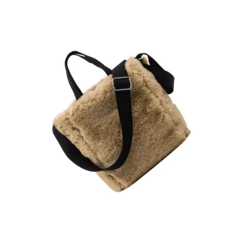 Levi’s Cotton Canvas Tote Bag Shopping Bag Shoulder Bag Crossbody Bag Handbag Mini Women's Brown-2