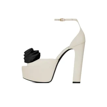 SAINT LAURENT Jodie High Heels Women's White