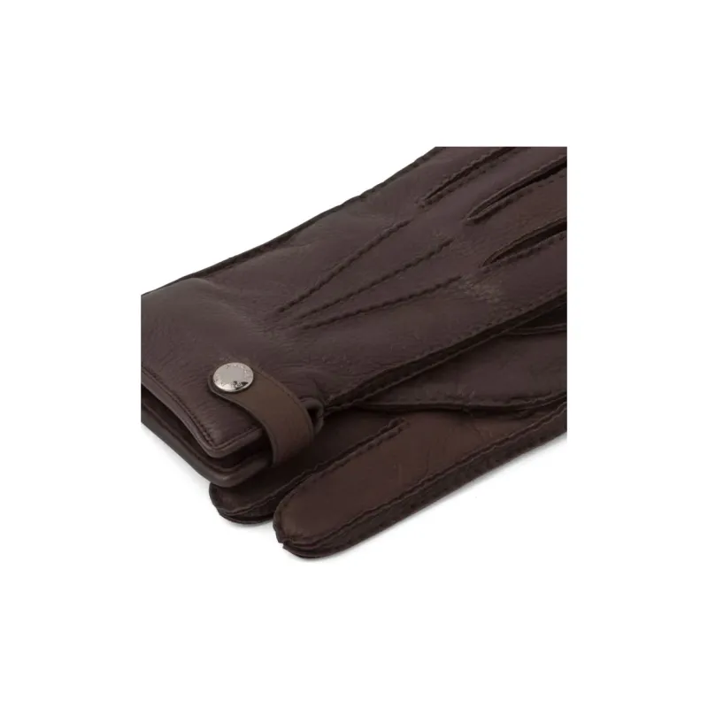PRADA Cashmere, Lambskin, Sheepskin Gloves Men Brown-1
