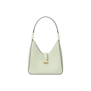 Kate Spade Leather Handbag Shoulder Bag Regular Women's Oak Moss Green
