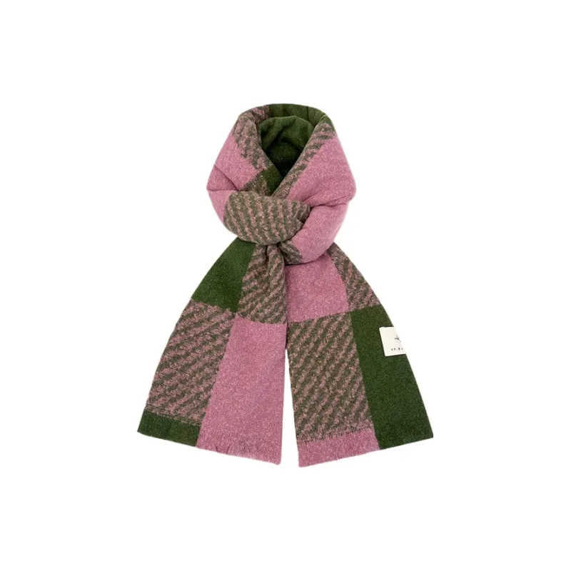 CARTELO Polyester Knit Scarves Unisex-5