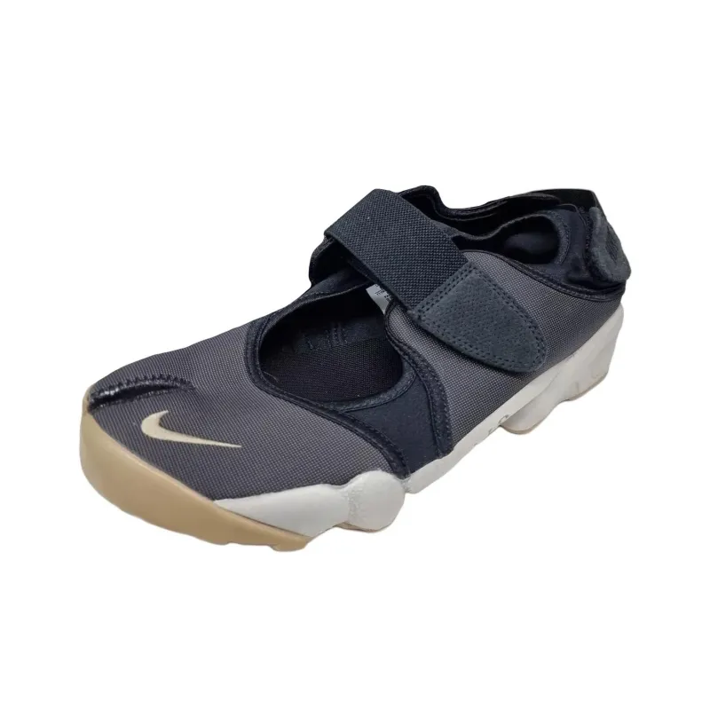 Nike Air Rift Anti Slip Wear Resistant Low Top Training Shoes Women's Black-0