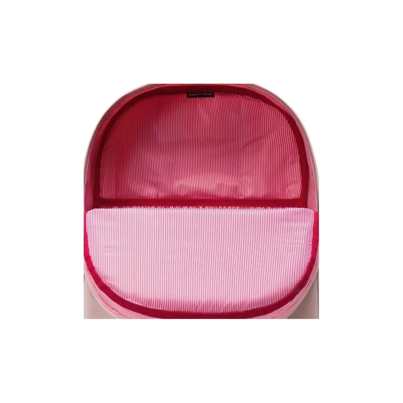 Herschel Leather Decorative Patch Backpack Large Size Women's Rose Pink-4
