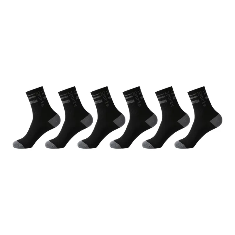 PLANDOO Mid Calf Socks Men 6 Pack-8