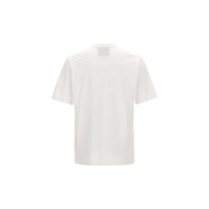 MOSCHINO Logo Embroidered Crewneck T Shirt-1