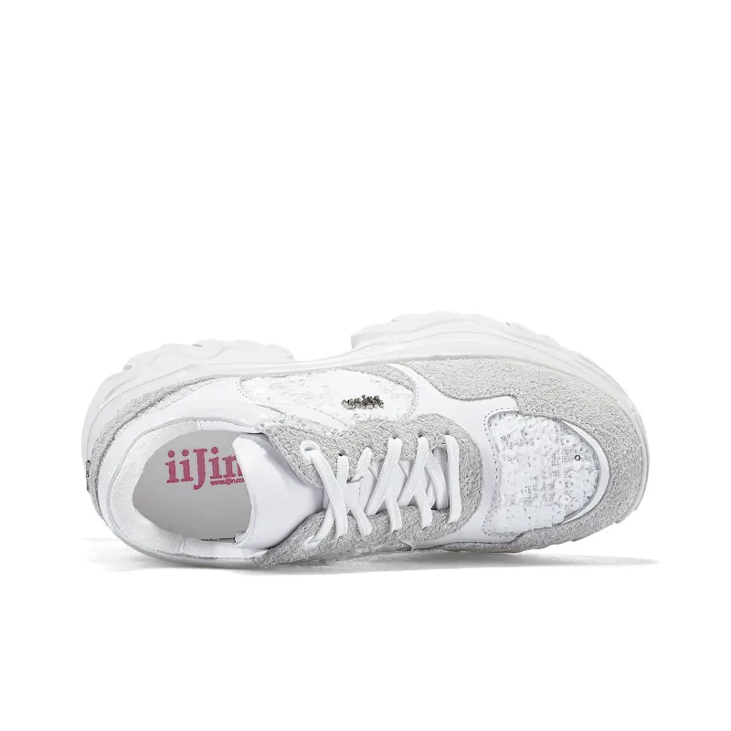 IiJin Low-Top Chunky Sneakers Women's-8