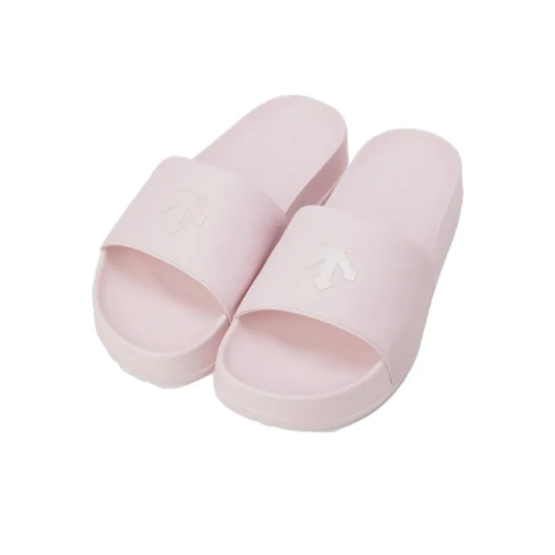 DESCENTE Quiet Slip Resistant Slide Slippers Unisex Pink-2
