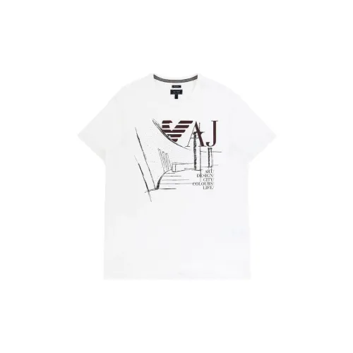 ARMANI JEANS T-Shirts Men White