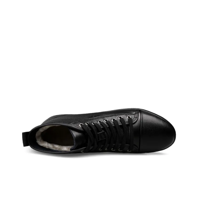 XIMO BULL Slip-Resistant Cushioning Abrasion-Resistant Skateboard Shoes Men Black-11