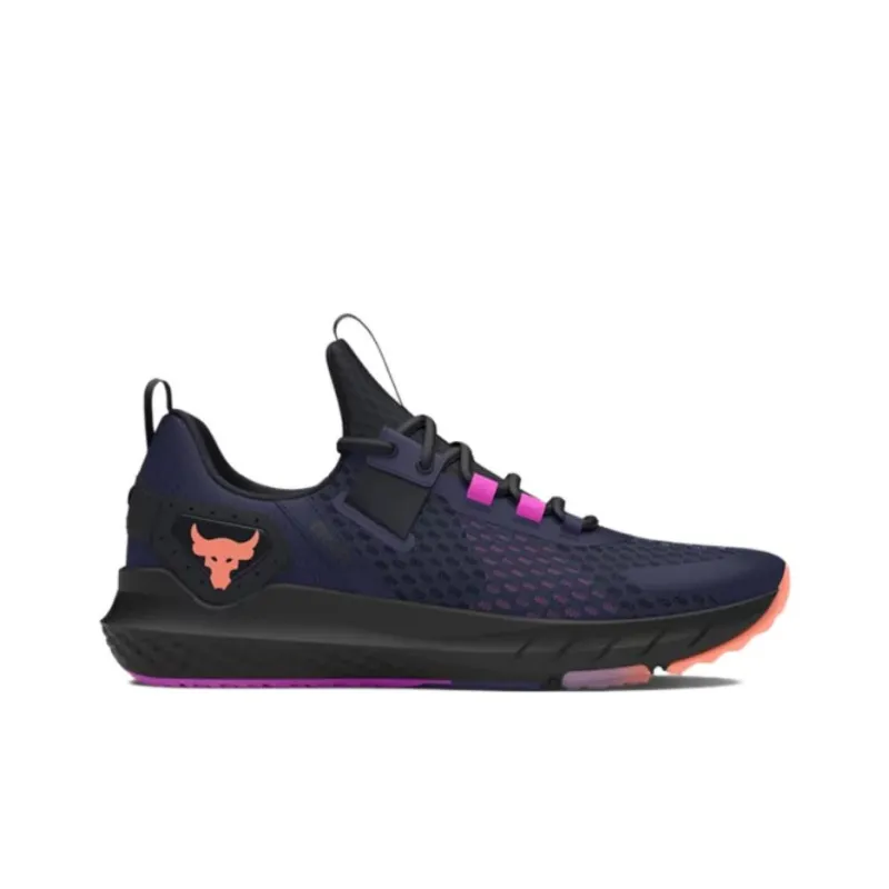 Under Armour Project Rock BSR 4 Cushioned Slip Resistant Abrasion Resistant Low Top Training Shoes Men Black-1