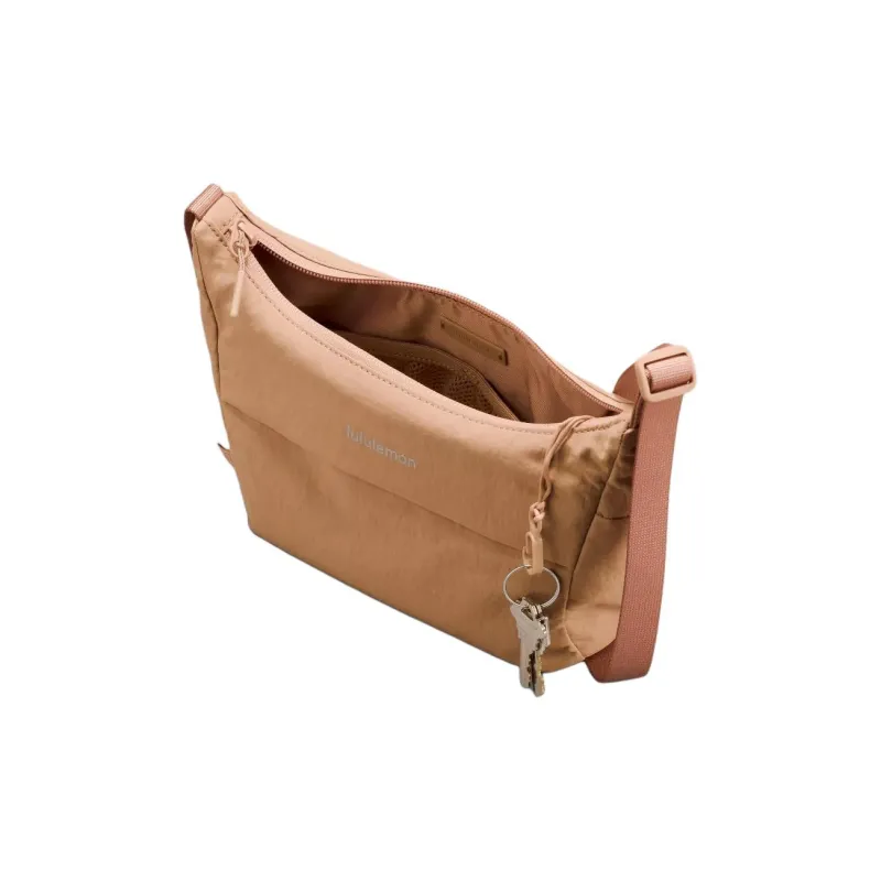 Lululemon Nylon Shoulder Bag Crossbody Bag Regular Women's Brown-2